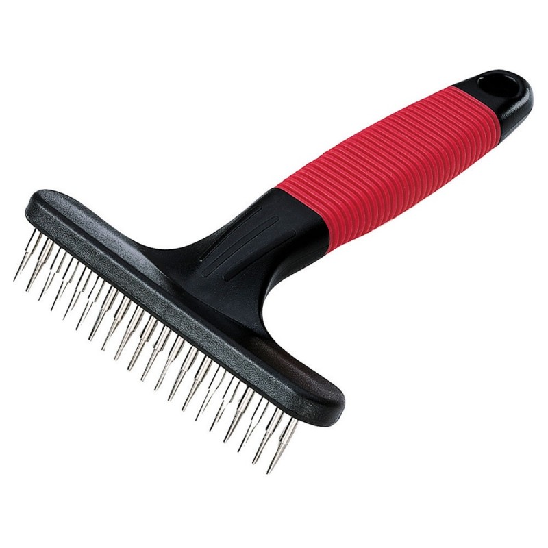Ferplast GRO 5872 Dog&Cat Rake With Rotating Teeth /Едноредово Гребло С Къси Въртящи Се Зъбци/-11см