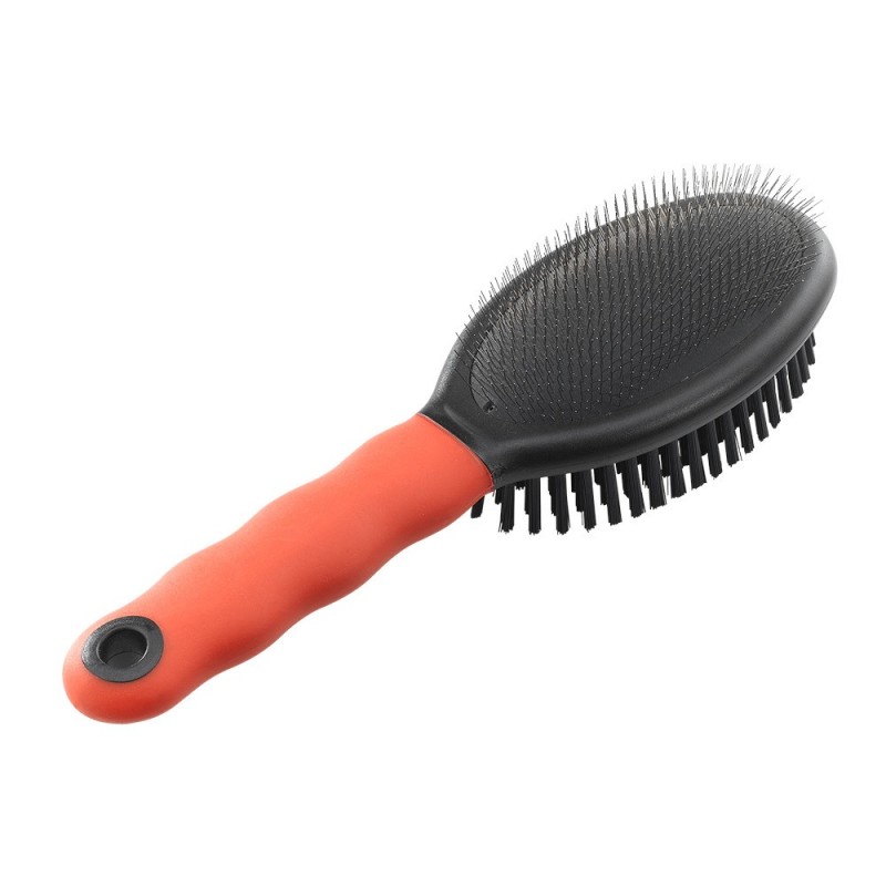 Ferplast GRO 5950 Dog&Cat Carder And Brush /Двустранна Четка/-23x6,7см Ferplast GRO 5950 Dog&Cat Carder And Brush /Двустранна Четка/-23x6,7см