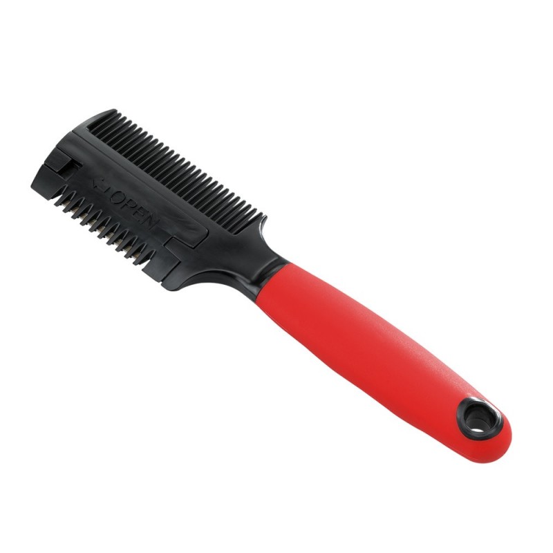 Ferplast GRO 5991 Double-Sided Comb With Razor /Двустранен Гребен С Бръснач/-18,3х4,5см
