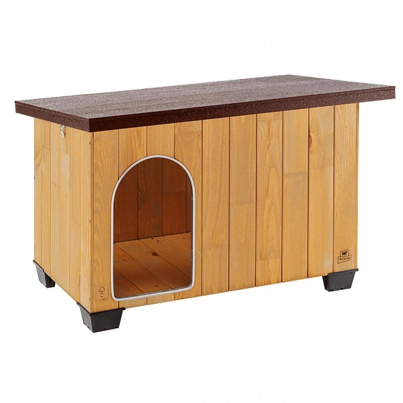 Ferplast Baita 80 /Дървена Къща За Куче/-95,5x65x65,5см Ferplast Baita 80 /Дървена Къща За Куче/-95,5x65x65,5см
