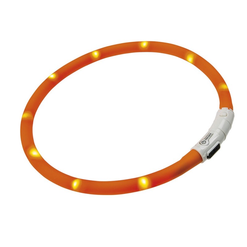 Ferplast Night Over-Collar 70 /USB Светещ Нашийник За Куче/-70см