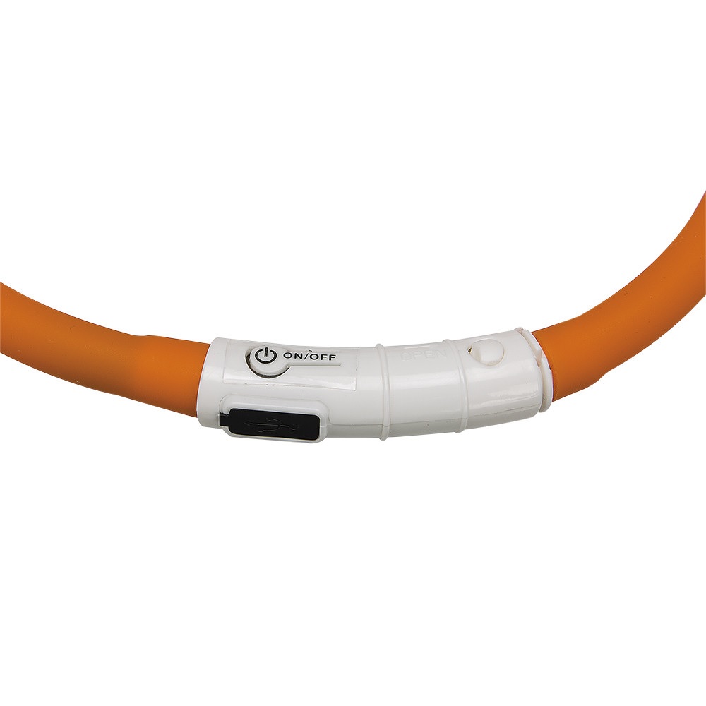 Ferplast Night Over-Collar 70 /USB Светещ Нашийник За Куче/-70см