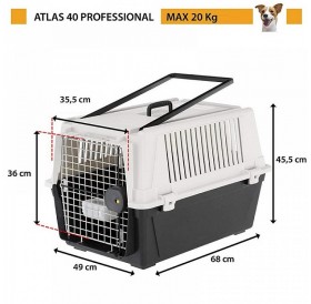 Ferplast Atlas 40 Professional /Оборудвана Пластмасова Транспортна Чанта/-49x68x45,5см