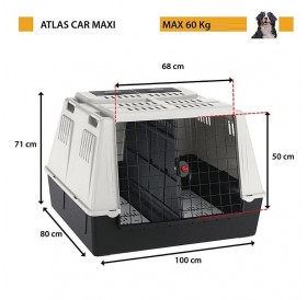 Ferplast Atlas Car Maxi /Транспортна Клетка За Комби Или Джип/-100x80x71см