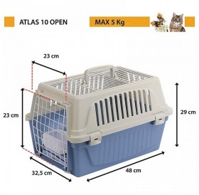 Ferplast Atlas 10 Open /Оборудвана Пластмасова Транспортна Чанта/-32,5x48x29см