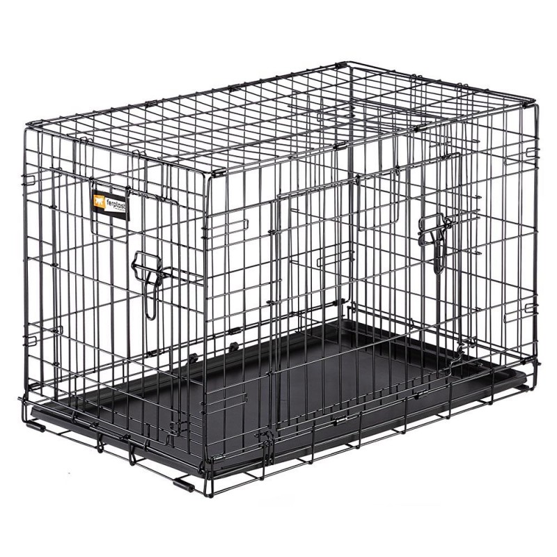 Ferplast Dog-Inn 75 /Метална Сгъваема Клетка/-77,4x48,5x54,6см Ferplast Dog-Inn 75 /Метална Сгъваема Клетка/-77,4x48,5x54,6см