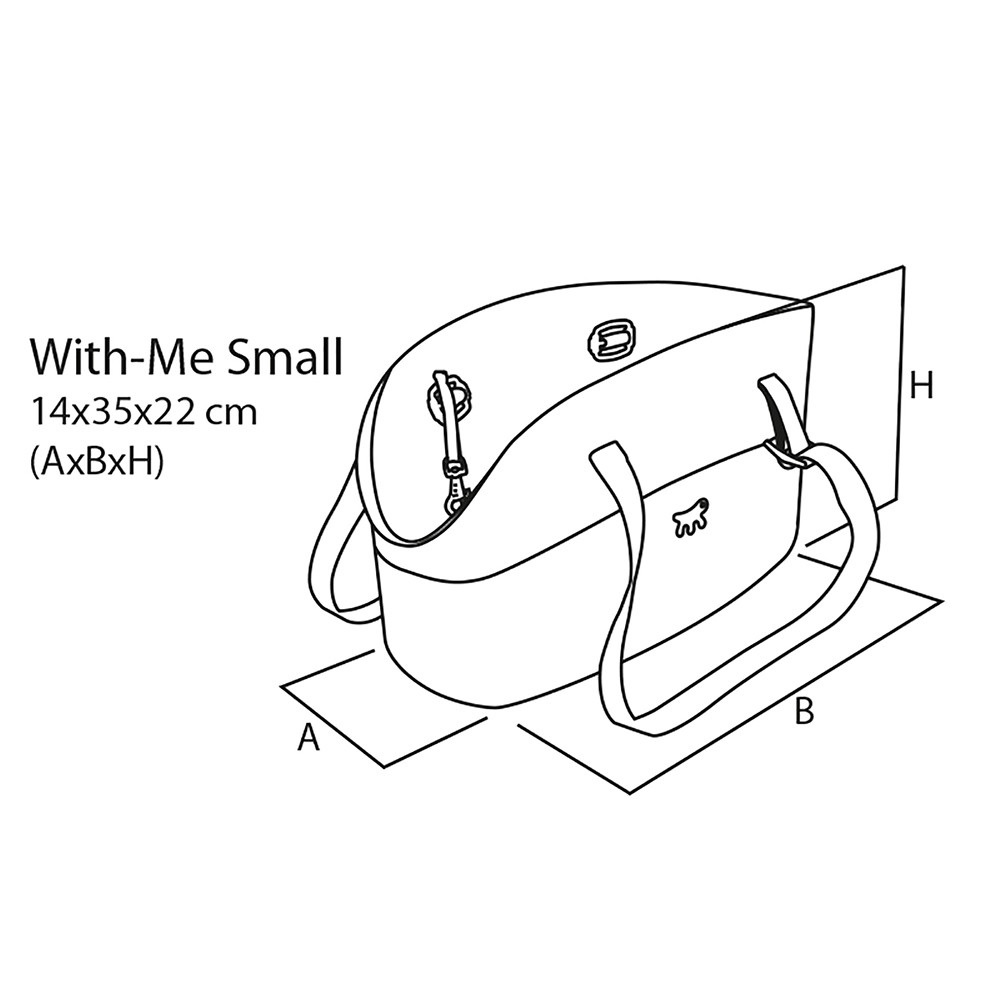 Ferplast With-Me Small /транспортна чанта от винил/-14x35x22см
