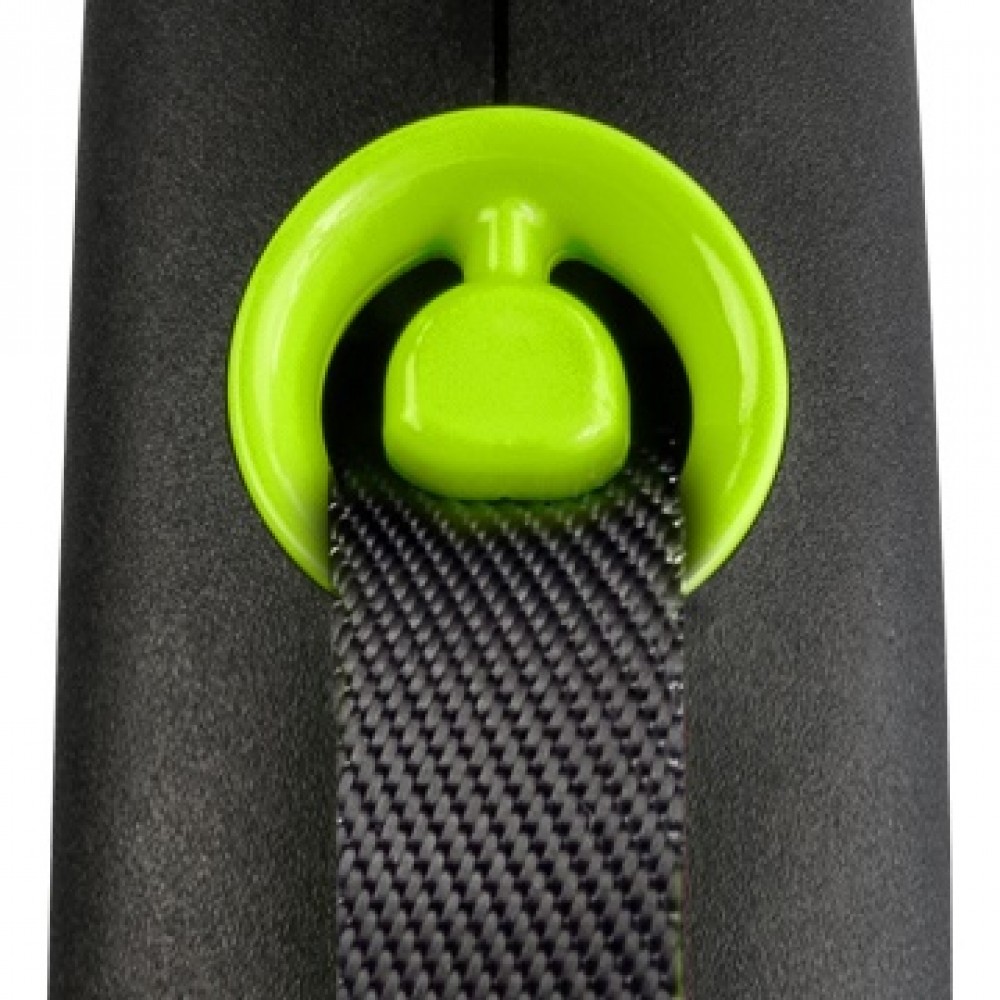 Flexi Black Design M Tape Green /Автоматичен Повод За Кучета До 25кг Лента/-5м Flexi Black Design M Tape Green /Автоматичен Повод За Кучета До 25кг Лента/-5м
