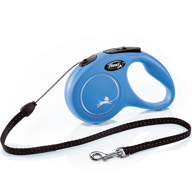Flexi Classic Small Cord Blue /Автоматичен Повод За Кучета До 12кг Въже/-5м Flexi Classic Small Cord Blue /Автоматичен Повод За Кучета До 12кг Въже/-5м