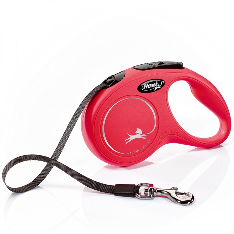 Flexi Classic Small Tape Red /Автоматичен Повод За Кучета До 15кг Лента/-5м Flexi Classic Small Tape Red /Автоматичен Повод За Кучета До 15кг Лента/-5м