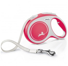 Flexi New Comfort Large Tape Red /Автоматичен Повод За Кучета До 60кг Лента/-5м