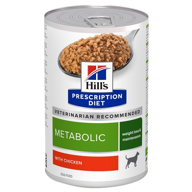 Hill's Prescription Diet Canine Metabolic With Chicken /Диета За Кучета С Наднормено Тегло С Пилешко Месо/-370гр Hill's Prescription Diet Canine Metabolic With Chicken /Диета За Кучета С Наднормено Тегло С Пилешко Месо/-370гр
