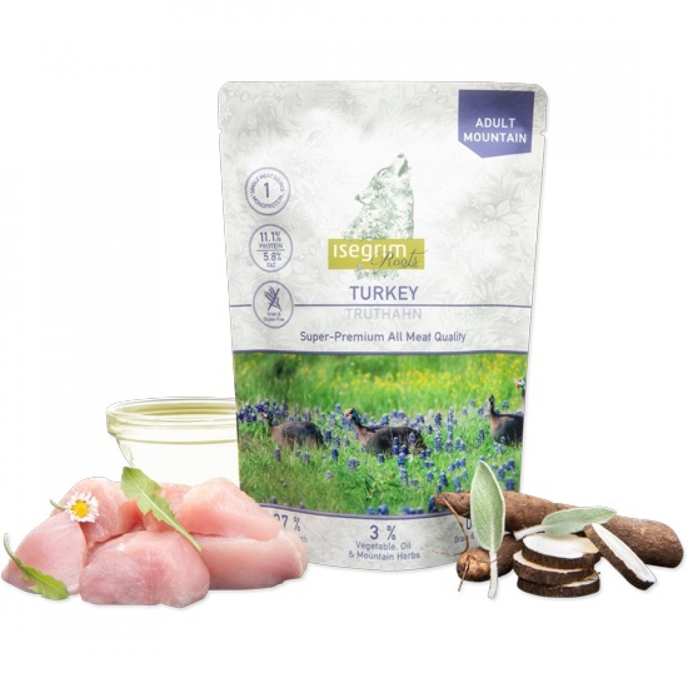 Isegrim Pouch Adult Multipack Mono Protein /Пълноценна Храна За Израснали Кучета С 3 Вкуса/-6х410гр Isegrim Pouch Adult Multipack Mono Protein /Пълноценна Храна За Израснали Кучета С 3 Вкуса/-6х410гр