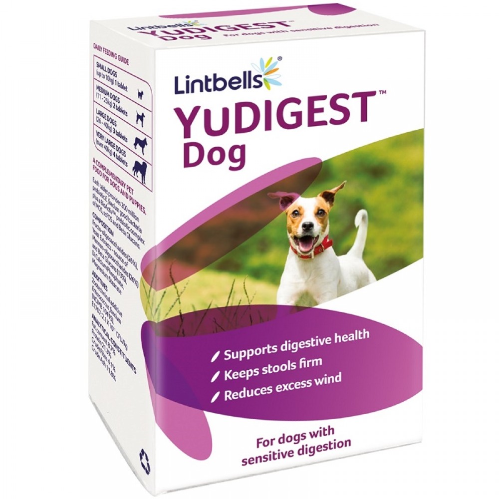 Lintbells YuDIGEST Dog /Овкусени Пребиотични Таблетки За Възстановяване На Чревната Микрофлора За Кучета/-120бр Lintbells YuDIGEST Dog /Овкусени Пребиотични Таблетки За Възстановяване На Чревната Микрофлора За Кучета/-120бр