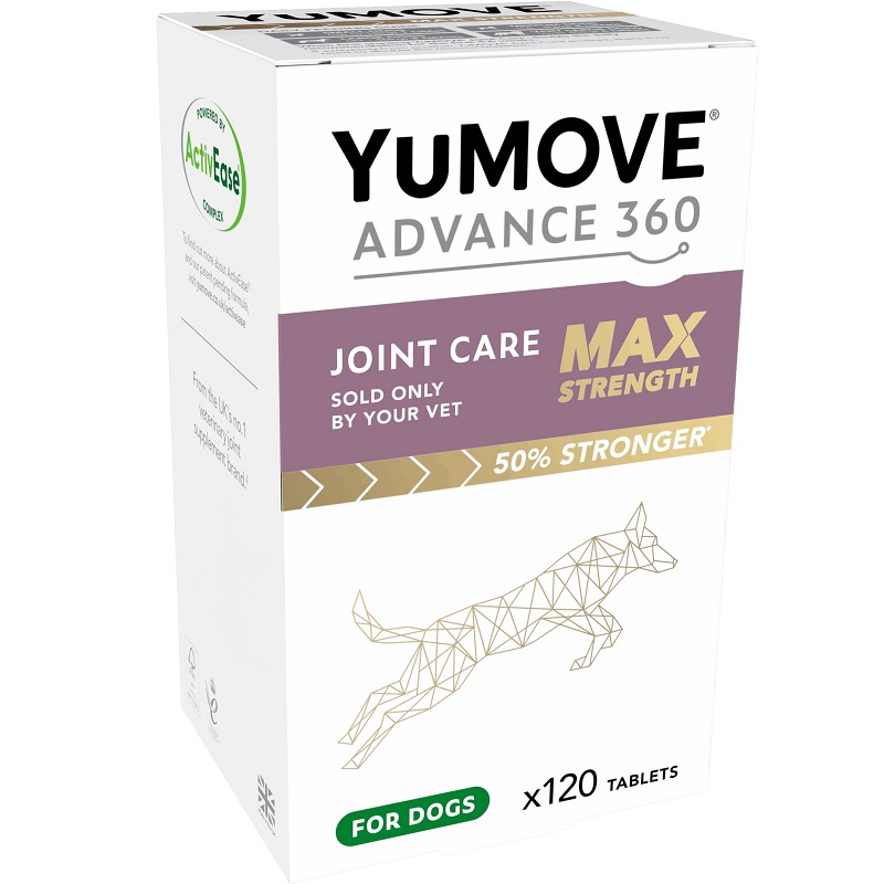 Lintbells YuMOVE ADVANCE 360 Max Strength For Dogs /Овкусени Таблетки За Кучета С Напреднали Ставни Проблеми Под Ветеринарно Наблюдение/-120бр Lintbells YuMOVE ADVANCE 360 Max Strength For Dogs /Овкусени Таблетки За Кучета С Напреднали Ставни Проблеми Под Ветеринарно Наблюдение/-120бр