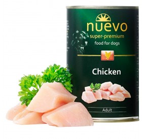 Nuevo Dog Adult Chicken /Храна За Израснали Кучета С Пилешко Месо/-400гр Nuevo Dog Adult Chicken /Храна За Израснали Кучета С Пилешко Месо/-400гр
