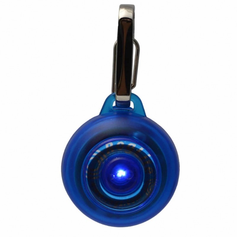 Rogz RogLite Safety Light Tag Blue /Сигнална Лампа За Куче/-Ø3,1см Rogz RogLite Safety Light Tag Blue /Сигнална Лампа За Куче/-Ø3,1см