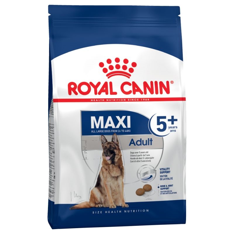 Royal Canin Maxi Adult 5+ /Храна За Възрастни Кучета Едри Породи/-15кг Royal Canin Maxi Adult 5+ /Храна За Възрастни Кучета Едри Породи/-15кг