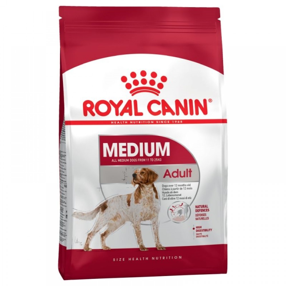 Royal Canin Medium Adult /Храна За Израснали Кучета Средни Породи/-3кг Royal Canin Medium Adult /Храна За Израснали Кучета Средни Породи/-3кг