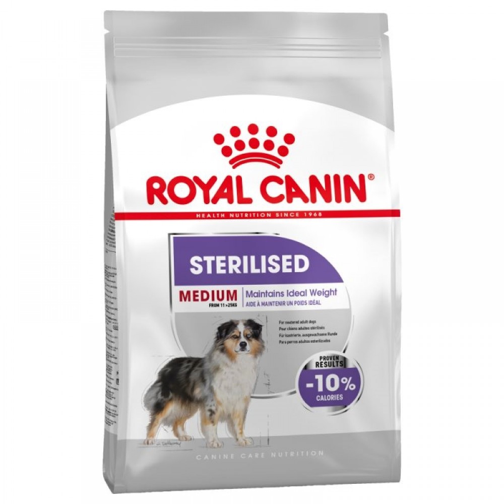 Royal Canin Medium Sterilised /Храна За Израснали Кучета Средни Породи След Кастрация/-12кг Royal Canin Medium Sterilised /Храна За Израснали Кучета Средни Породи След Кастрация/-12кг