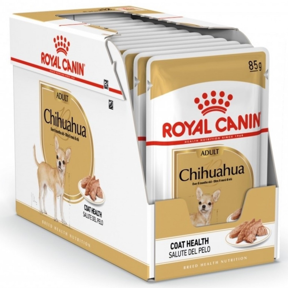 Royal Canin Chihuahua Adult Loaf In Sauce Pouches /Храна За Израснали Кучета Порода Чихуахуа/12x85гр Royal Canin Chihuahua Adult Loaf In Sauce Pouches /Храна За Израснали Кучета Порода Чихуахуа/12x85гр