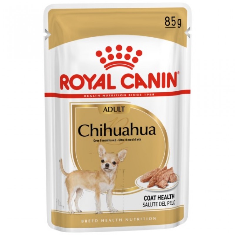Royal Canin Chihuahua Adult Loaf In Sauce Pouches /Храна За Израснали Кучета Порода Чихуахуа/12x85гр Royal Canin Chihuahua Adult Loaf In Sauce Pouches /Храна За Израснали Кучета Порода Чихуахуа/12x85гр
