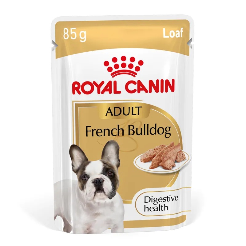 Royal Canin French Bulldog Adult Loaf Pouches /Храна За Израснали Кучета Порода Френски Булдог/-12x85гр Royal Canin French Bulldog Adult Loaf Pouches /Храна За Израснали Кучета Порода Френски Булдог/-12x85гр