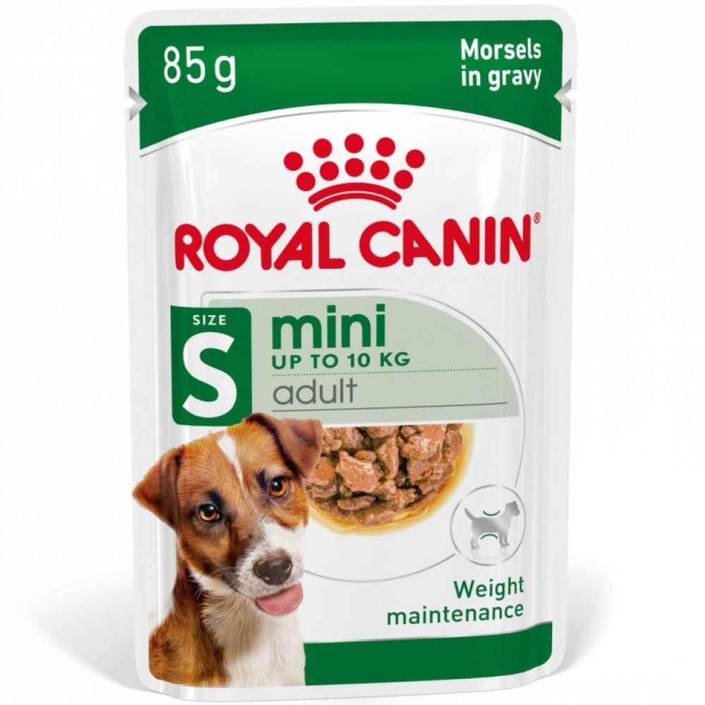 Royal Canin Mini Adult Chunks In Gravy Pouches /Храна За Израснали Кучета Дребни Породи/-12x85гр