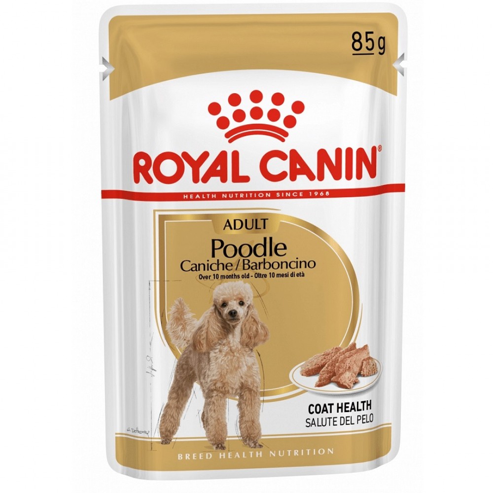 Royal Canin Poodle Adult Loaf In Sauce Pouches /Храна За Израснали Кучета Порода Пудел/-12x85гр Royal Canin Poodle Adult Loaf In Sauce Pouches /Храна За Израснали Кучета Порода Пудел/-12x85гр