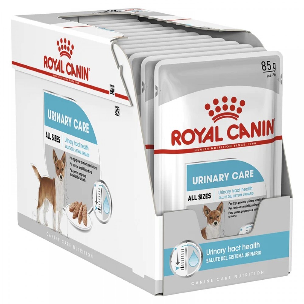 Royal Canin Urinary Care All Sizes Loaf In Sauce Pouches /Харна За Израснали Кучета За Поддържане Здравето На Уринарния Тракт/-12x85гр