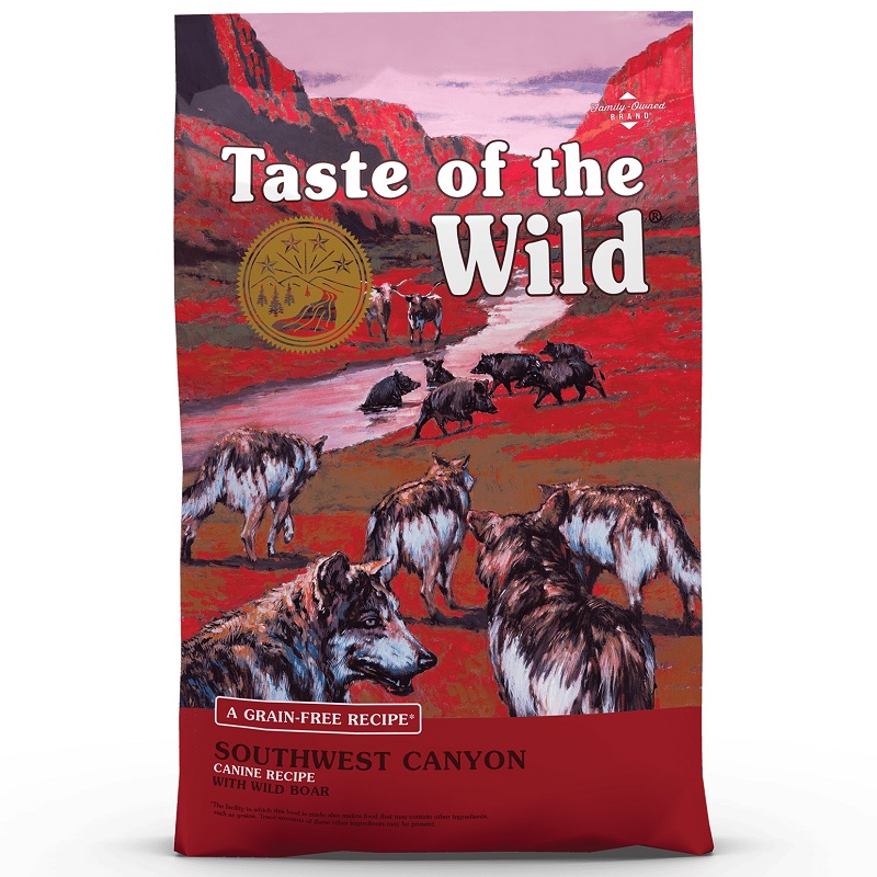 Taste Of The Wild Southwest Canyon Canine Recipe With Wild Boar /Храна За Израснали Кучета С Месо От Диви Прасета/-12,2кг