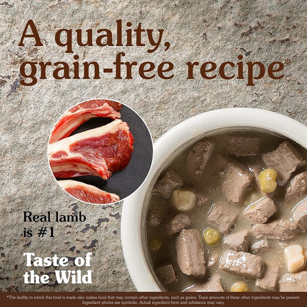 Taste Of The Wild Sierra Mountain Canine Recipe With Lamb In Gravy /Храна За Израснали Кучета С Агнешко Месо В Сос Грейви/-390гр Taste Of The Wild Sierra Mountain Canine Recipe With Lamb In Gravy /Храна За Израснали Кучета С Агнешко Месо В Сос Грейви/-390гр