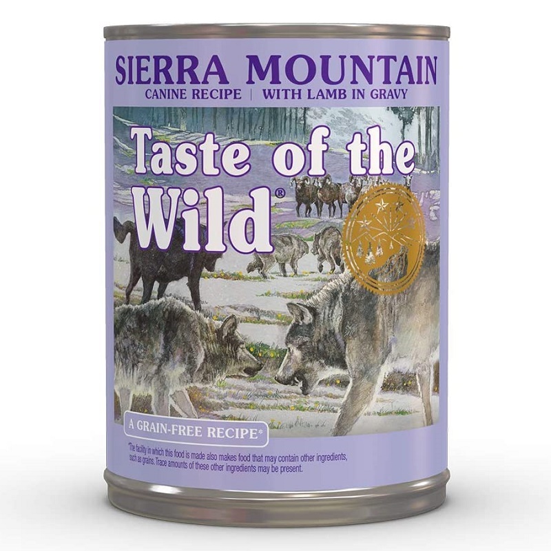 Taste Of The Wild Sierra Mountain Canine Recipe With Lamb In Gravy /Храна За Израснали Кучета С Агнешко Месо В Сос Грейви/-390гр Taste Of The Wild Sierra Mountain Canine Recipe With Lamb In Gravy /Храна За Израснали Кучета С Агнешко Месо В Сос Грейви/-390гр