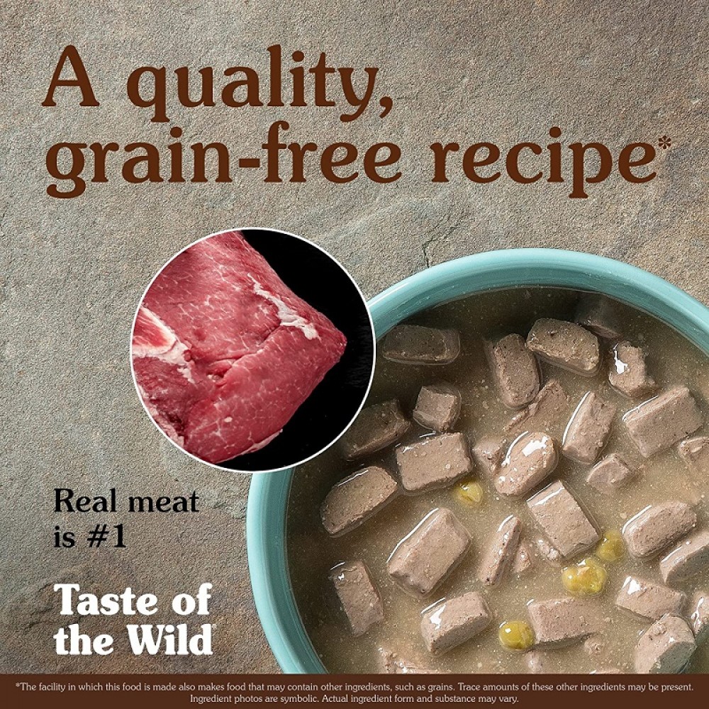Taste Of The Wild Southwest Canyon Canine Recipe With Beef In Gravy /Храна За Израснали Кучета С Говеждо Месо В Сос Грейви/-390гр Taste Of The Wild Southwest Canyon Canine Recipe With Beef In Gravy /Храна За Израснали Кучета С Говеждо Месо В Сос Грейви/-390гр