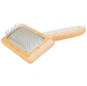 Trixie Soft Brush Top Coat&Base Coat Bamboo M /Четка За Фино Разресване/-15х9см