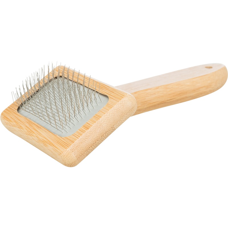 Trixie Soft Brush Top Coat&Base Coat Bamboo S /Четка За Фино Разресване/-16х7см