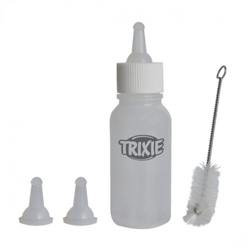 Trixie Suckling Bottle Set /Шише За Кърмене C Допълнителни Накрайници И Четка За Почистване/-57мл