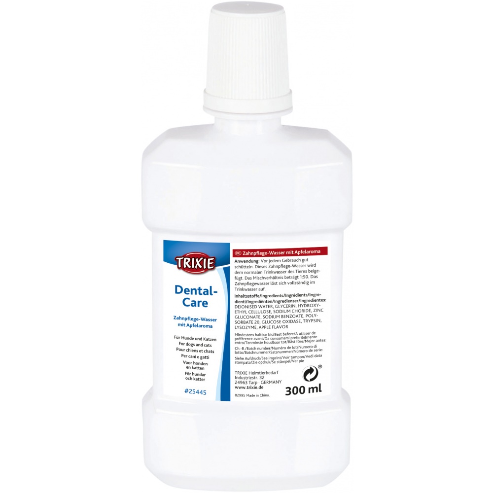 Trixie Dental Care Water With Apple Aroma /Вода За Дентална Грижа С Аромат На Ябълка/-300мл Trixie Dental Care Water With Apple Aroma /Вода За Дентална Грижа С Аромат На Ябълка/-300мл