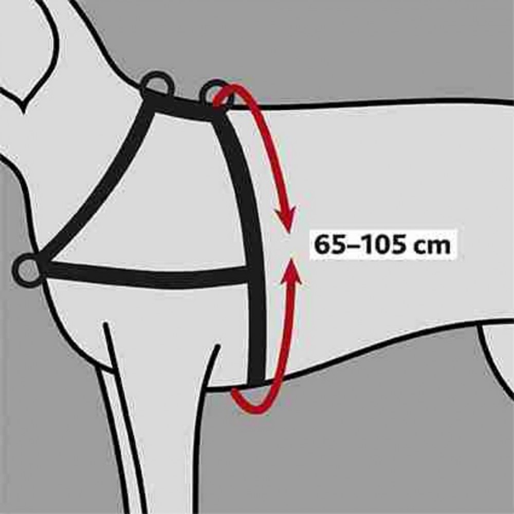 Trixie Training Harness Lead'n'Walk Soft L-XL /Тренировъчен Комплект За Куче Нагръдник И Повод/-2,5x65x105см Trixie Training Harness Lead'n'Walk Soft L-XL /Тренировъчен Комплект За Куче Нагръдник И Повод/-2,5x65x105см