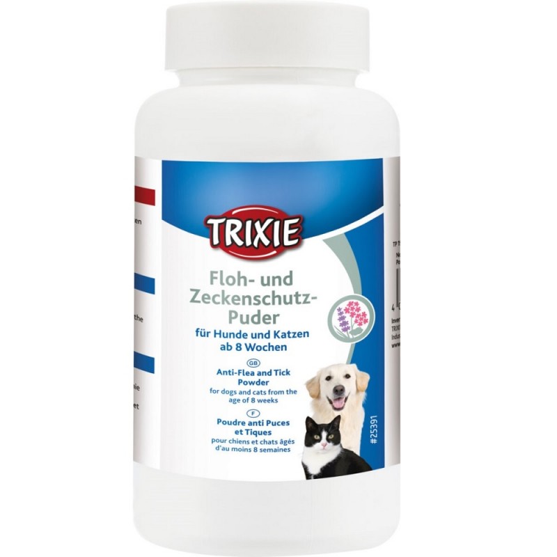 Trixie Flea and Tick Protection Powder /Пудра Против Бълхи И Кърлежи За Кучета И Котки/-150гр Trixie Flea and Tick Protection Powder /Пудра Против Бълхи И Кърлежи За Кучета И Котки/-150гр