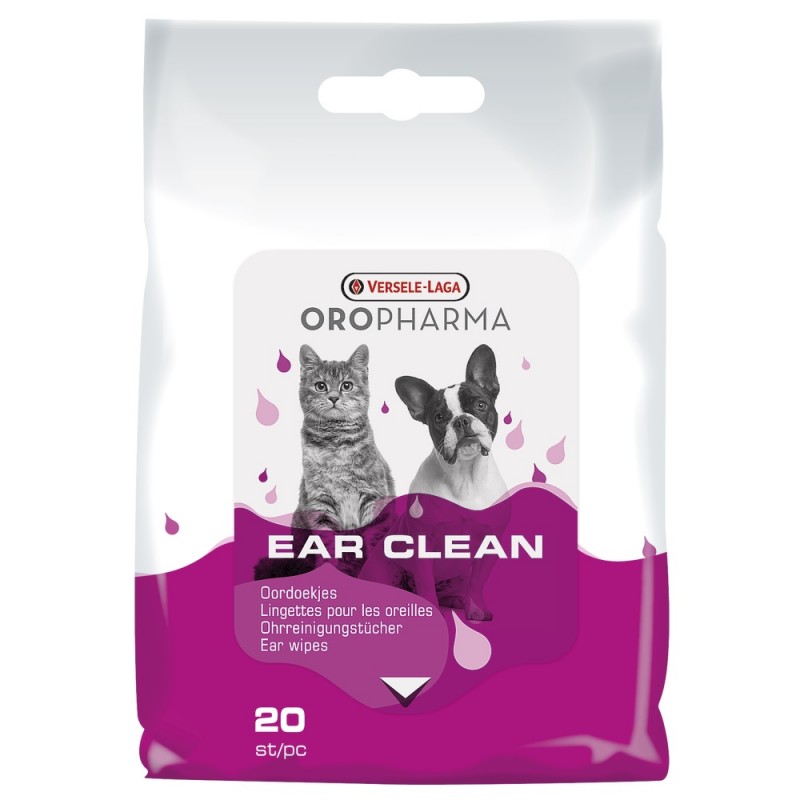 Versele-Laga Oropharma Ear Clean Wipes /Почистващи Кърпички За Уши Напоени С Лосион За Ежедневна Грижа/-20бр Versele-Laga Oropharma Ear Clean Wipes /Почистващи Кърпички За Уши Напоени С Лосион За Ежедневна Грижа/-20бр