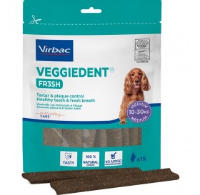 Virbac VEGGIEDENT FR3SH M /Дентални Ламели За Кучета Средни Породи/-15бр Virbac VEGGIEDENT FR3SH M /Дентални Ламели За Кучета Средни Породи/-15бр