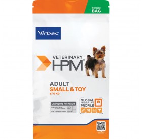 Virbac Veterinary HPM Adult Small&Toy Dry Dog Food For Small&Toy Breeds /Пълноценна Храна За Израснали Кучета Миниатюрни И Дребни Породи/-1,5кг