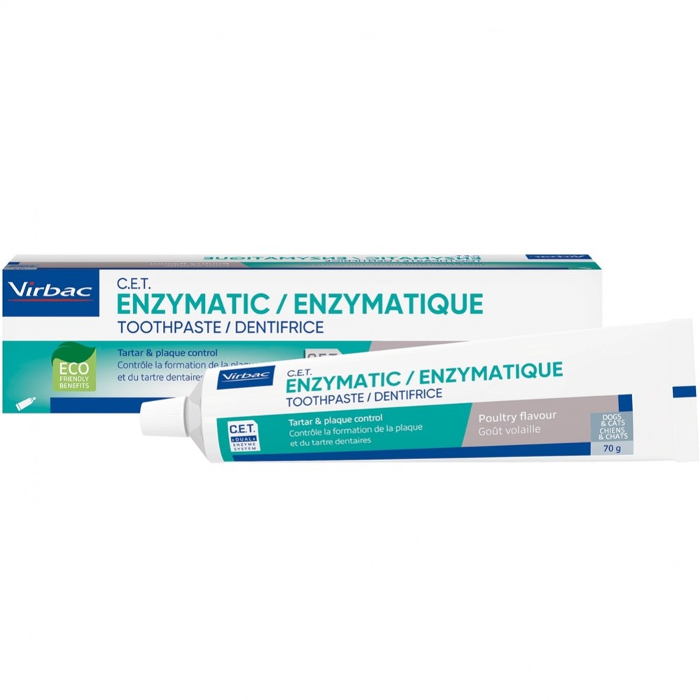 Virbac Enzymatic Toothpaste For Dogs&Cats /Ензимна Паста За Зъби За Кучета И Котки/-70гр Virbac Enzymatic Toothpaste For Dogs&Cats /Ензимна Паста За Зъби За Кучета И Котки/-70гр