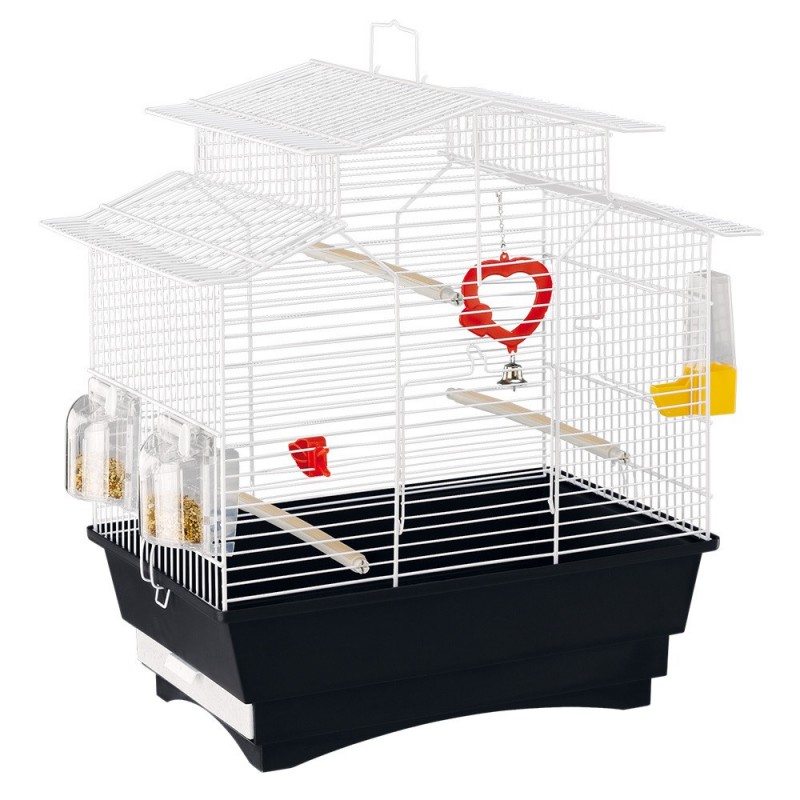 Ferplast Pagoda White /напълно оборудвана клетка за малки птички/-47x29,5x50см Ferplast Pagoda White /напълно оборудвана клетка за малки птички/-47x29,5x50см