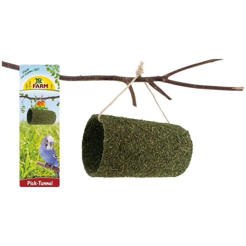JR Farm Pick-Tunnel /Лакомство За Птички Тунел С Ароматни Билки/-380гр JR Farm Pick-Tunnel /Лакомство За Птички Тунел С Ароматни Билки/-380гр