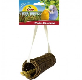 JR Farm Willow-Millet Tunnel /Лакомство За Вълнисти Папагали И Канарчета Тунел От Върбови Клонки С Натурално Просо/-40гр JR Farm Willow-Millet Tunnel /Лакомство За Вълнисти Папагали И Канарчета Тунел От Върбови Клонки С Натурално Просо/-40гр