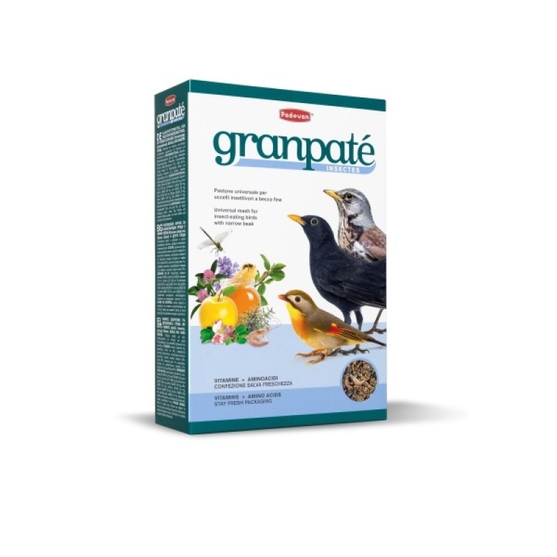 Padovan GranPâtée Insectes /Мека Храна За Насекомоядни Птички/-1кг Padovan GranPâtée Insectes /Мека Храна За Насекомоядни Птички/-1кг