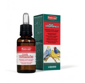 Padovan Multi Vitaminico Liquid /Течни Мултивитамини За Всички Декоративни Птици/-30мл Padovan Multi Vitaminico Liquid /Течни Мултивитамини За Всички Декоративни Птици/-30мл