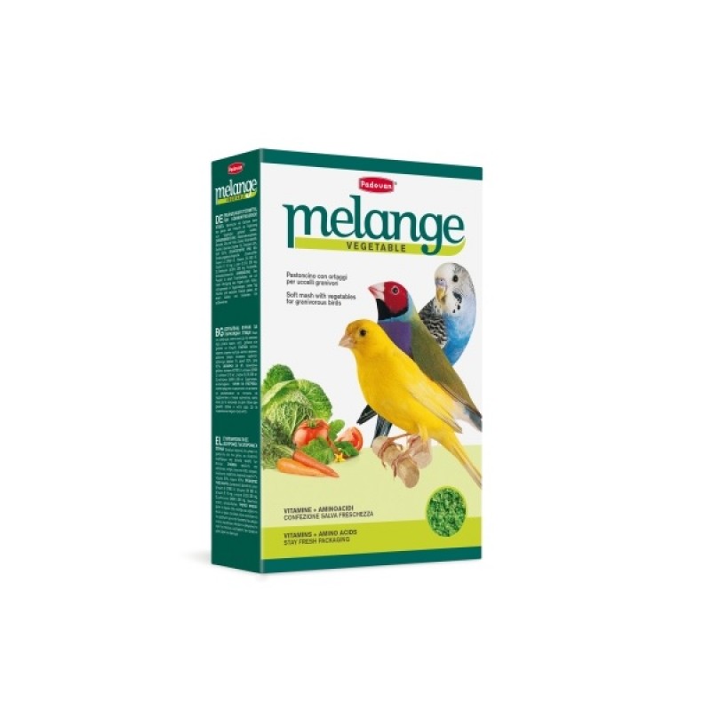 Padovan Mélange Vegetable /Мека Храна Със Зеленчуци За Вълнисти Папагали Канарчета И Финки/-300гр Padovan Mélange Vegetable /Мека Храна Със Зеленчуци За Вълнисти Папагали Канарчета И Финки/-300гр